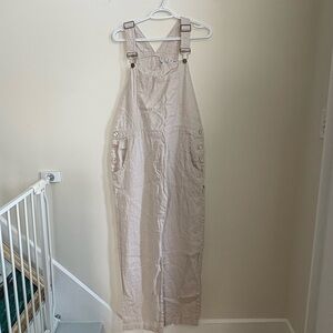 Vintage Real Comfort 100% Linen Overalls - Size Medium